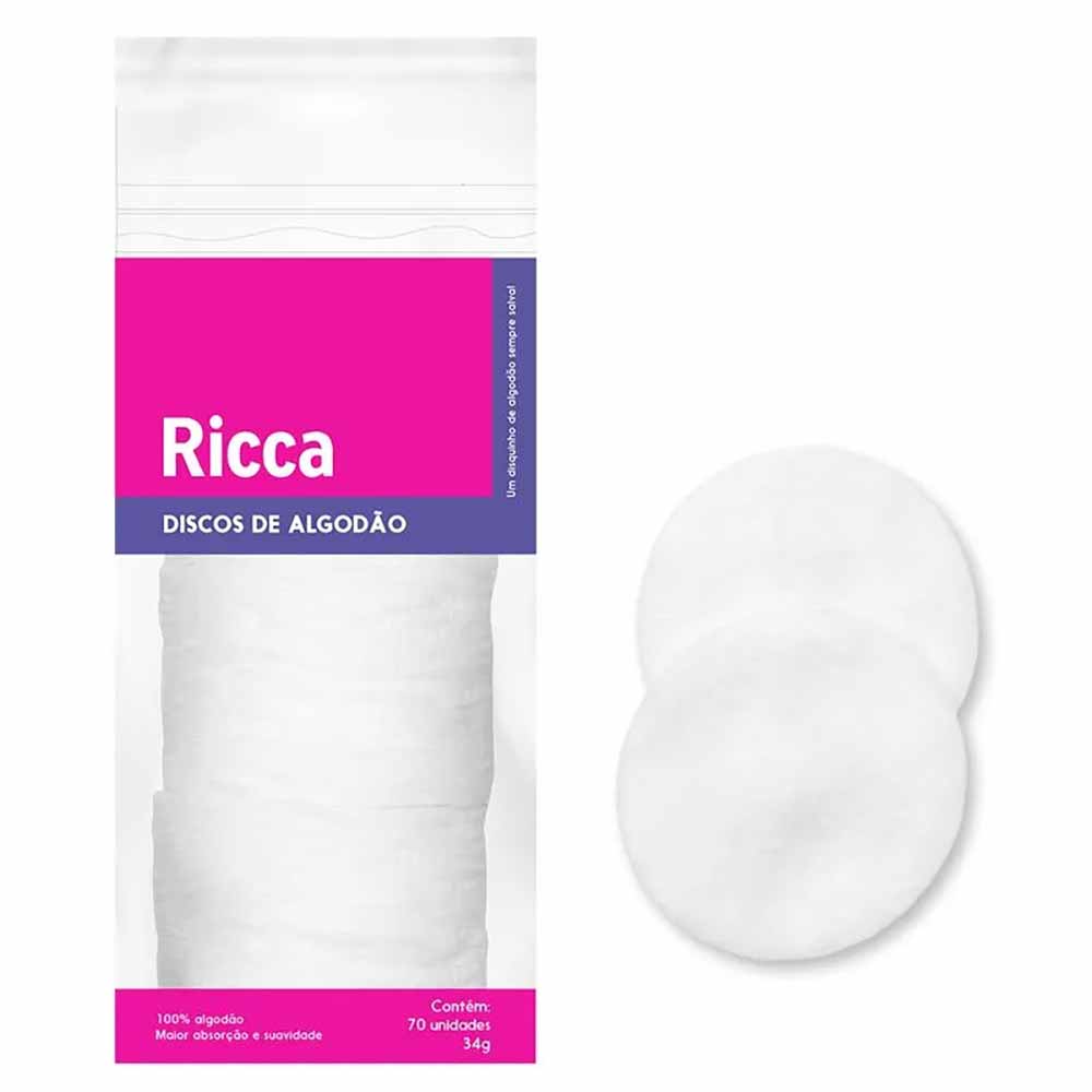 Discos de Algodão 70un  - Ricca